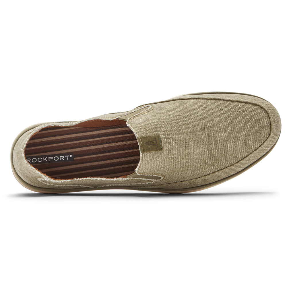 Sapato Vela Rockport Homem Verde Oliva - Austyn - 53947ZVTC